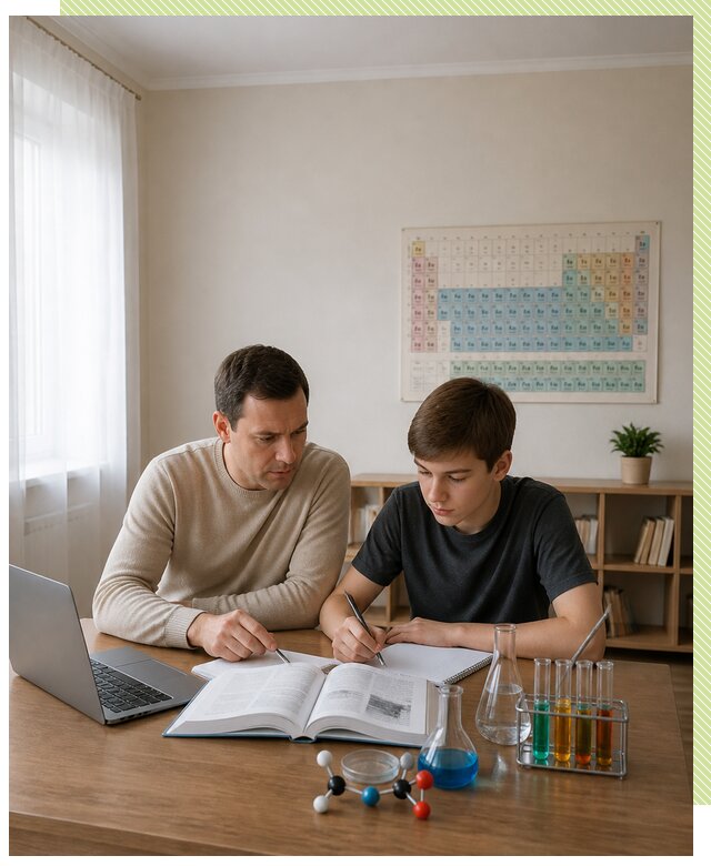Репетитор по химии 8 класс в Губахе по цене от 1244 р. | Репетитор-Гбх